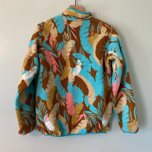 Patagonia Dancing Feather Printed Synchilla Fleece Pullover - Picture 2 of 8
